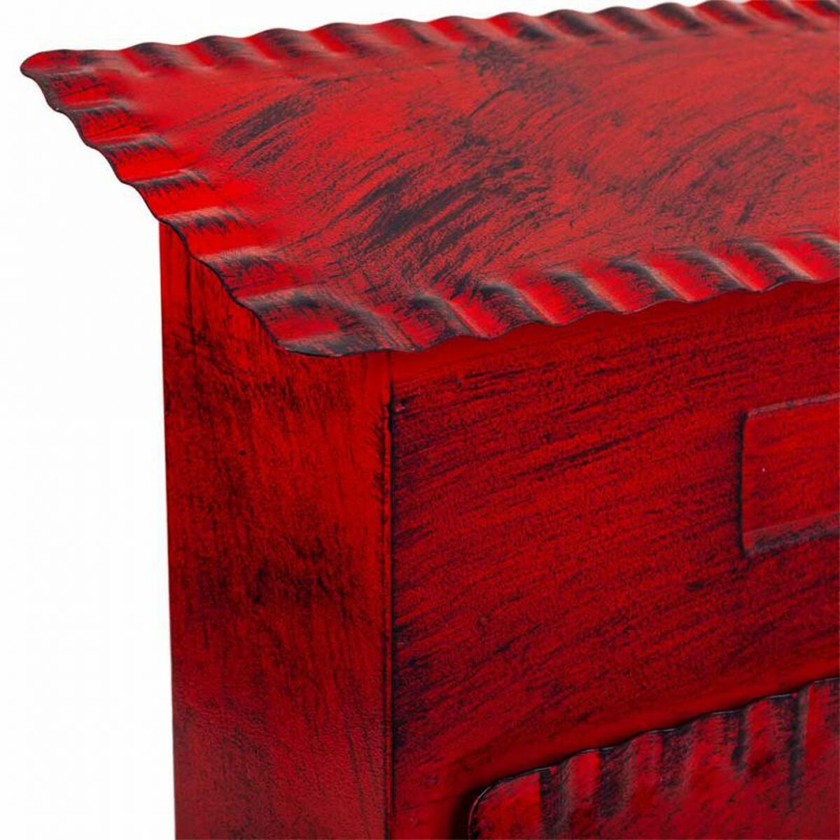 Brevlåda Alexandra House Living Röd Järn 11 x 37 x 27 cm - 6
