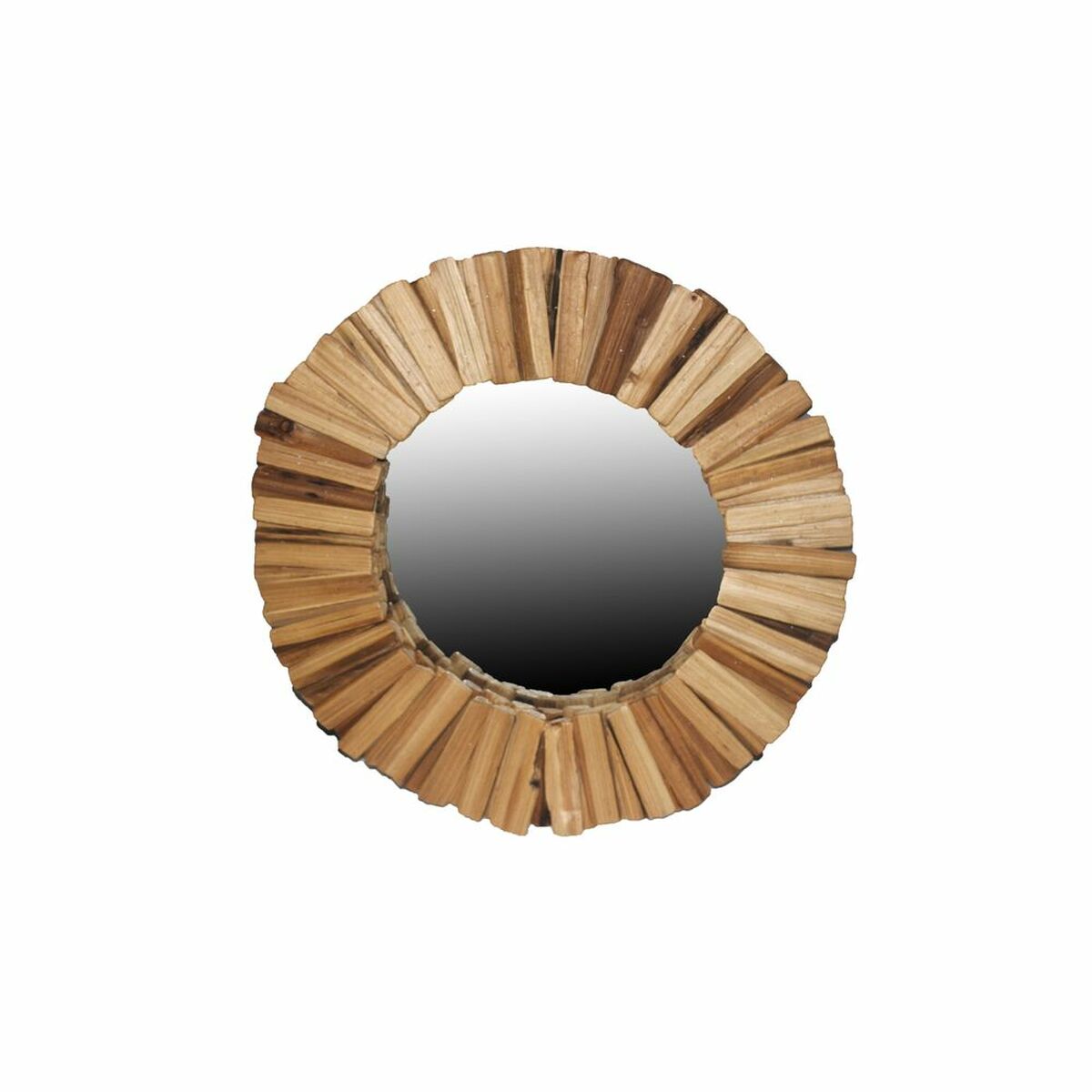 Väggspegel DKD Home Decor Gran Glas Naturell 60 x 4 x 60 cm Aluminium Vintage Alpino Stammar