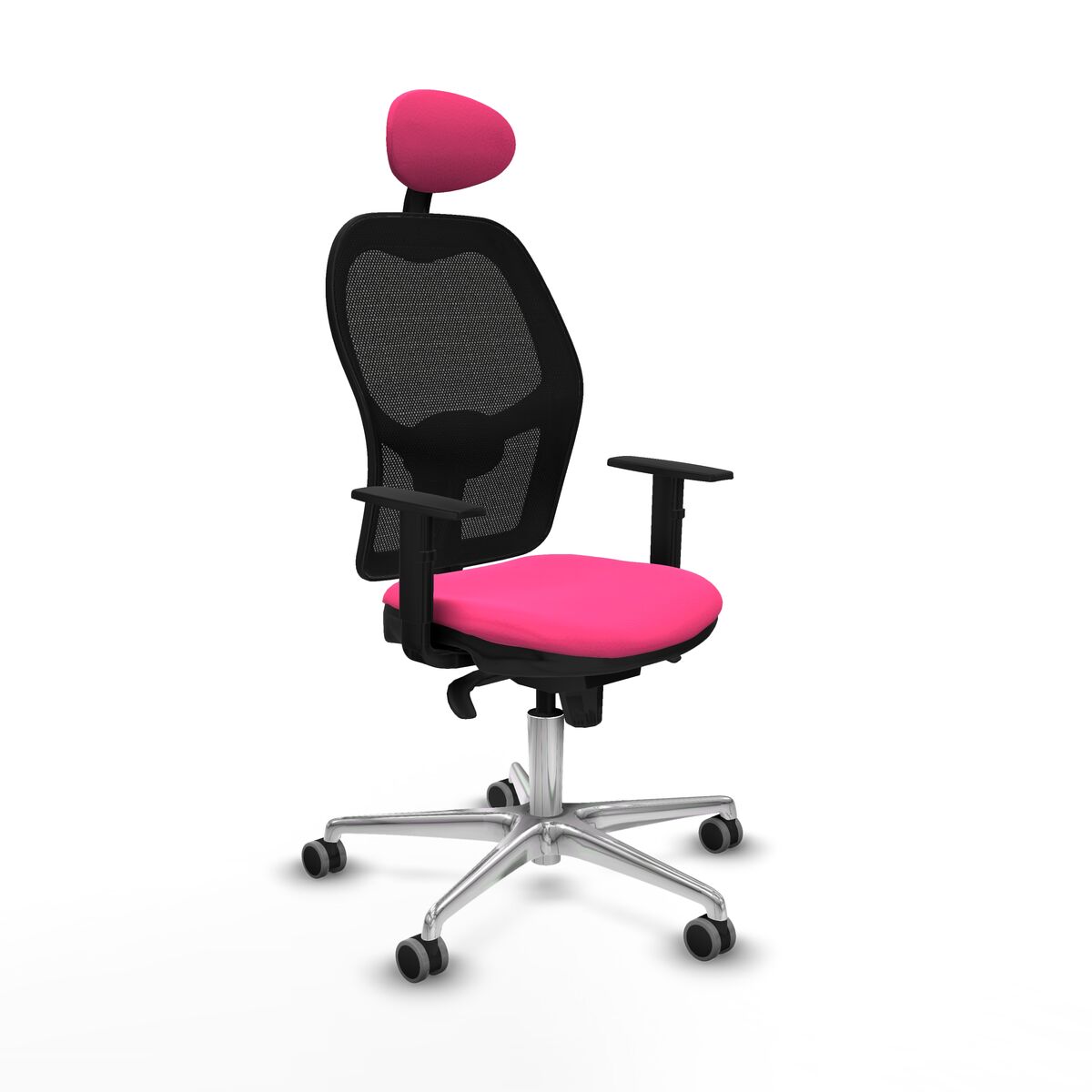 Kontorsstol med nackstöd Jorquera Piqueras y Crespo 1D086G1 Rosa