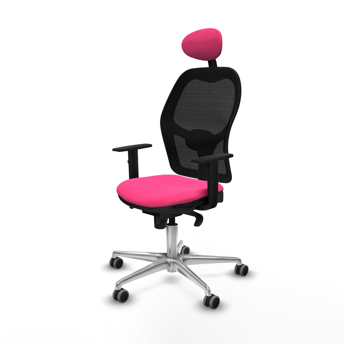Kontorsstol med nackstöd Jorquera Piqueras y Crespo 1D086G1 Rosa - 2