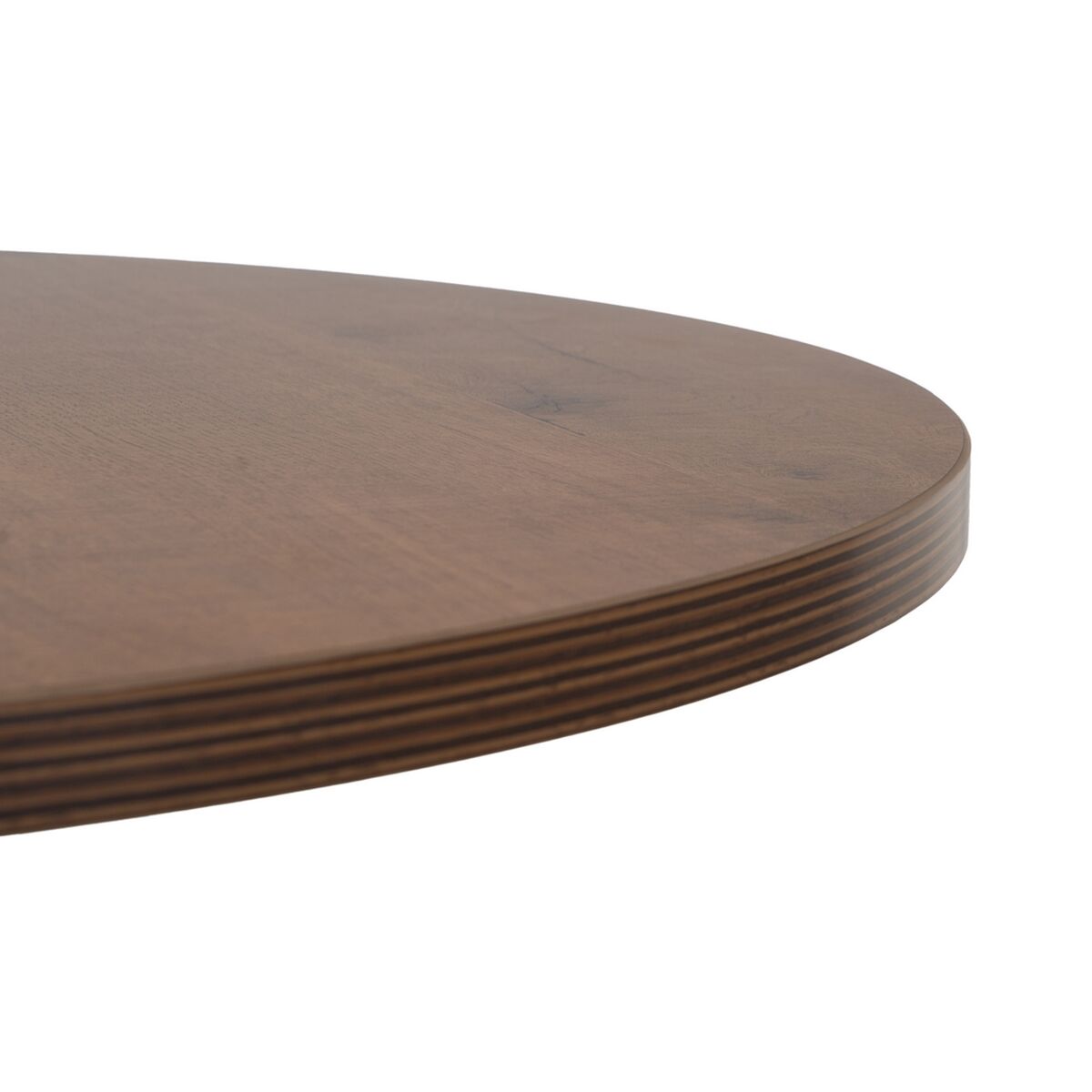 Bord Svart Naturell Trä MDF 80 x 80 x 75 cm - 6