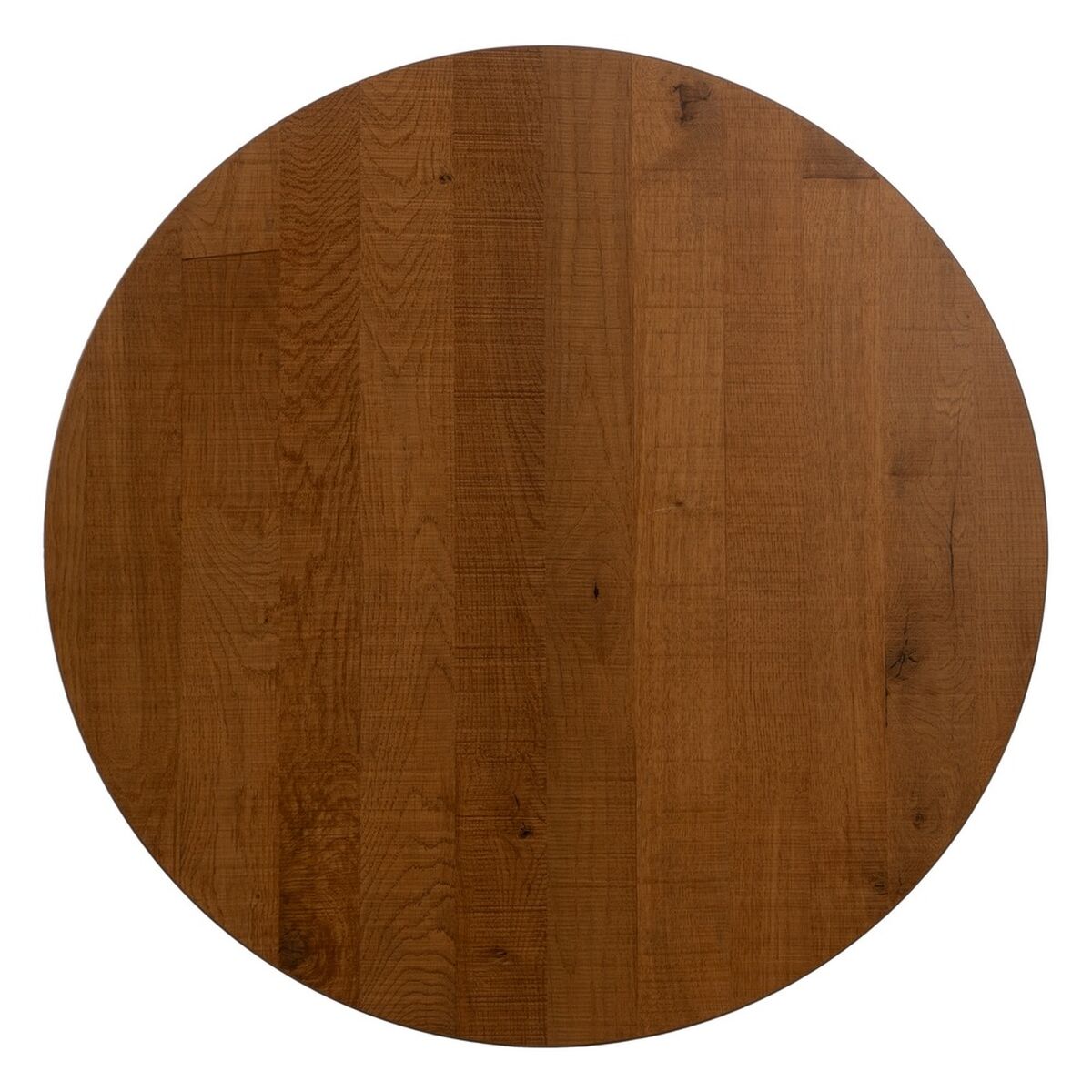 Bord Svart Naturell Trä MDF 80 x 80 x 75 cm - 2