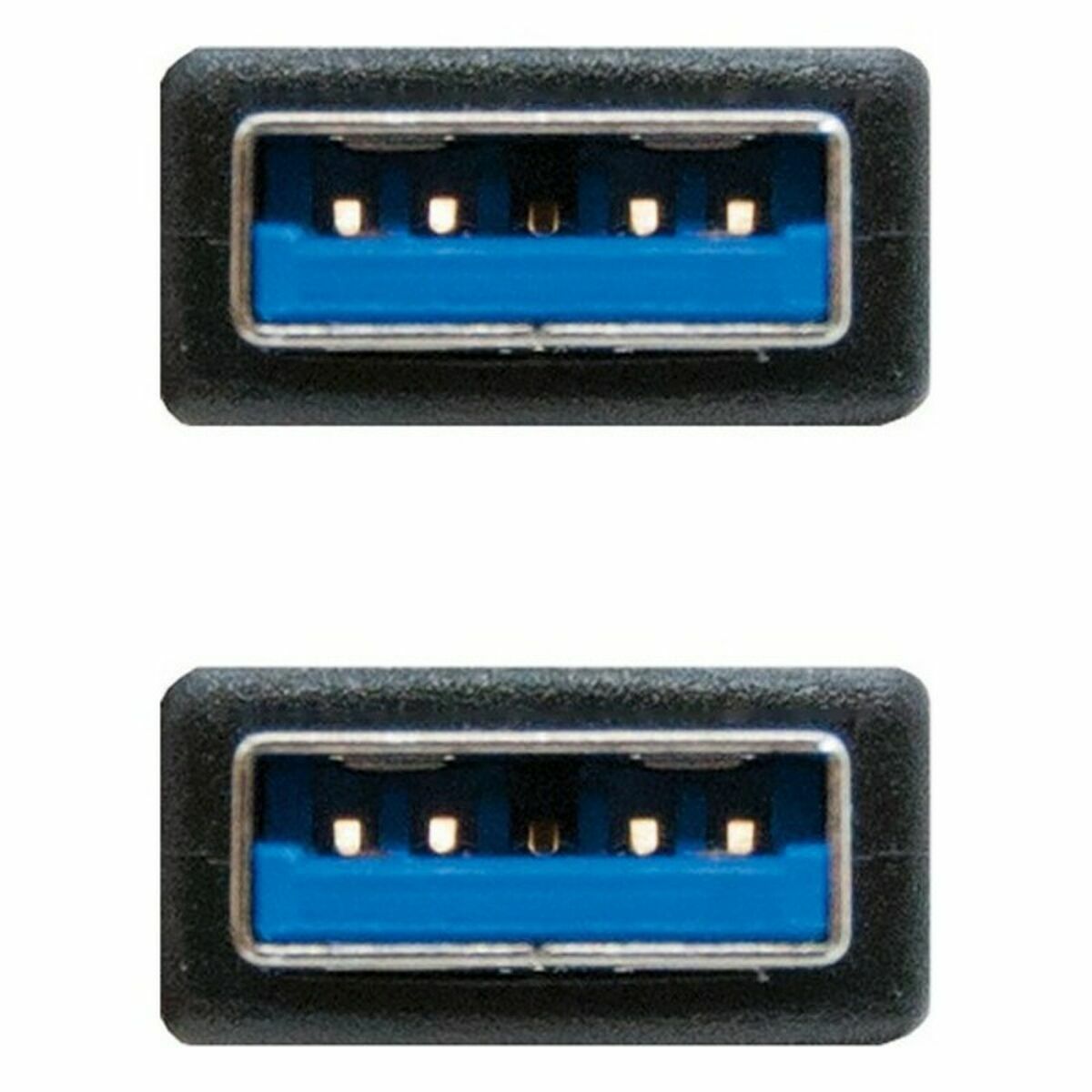 USB 3.0 A till USB A Kabel NANOCABLE 10.01.1002-BK Svart 2 m - 4