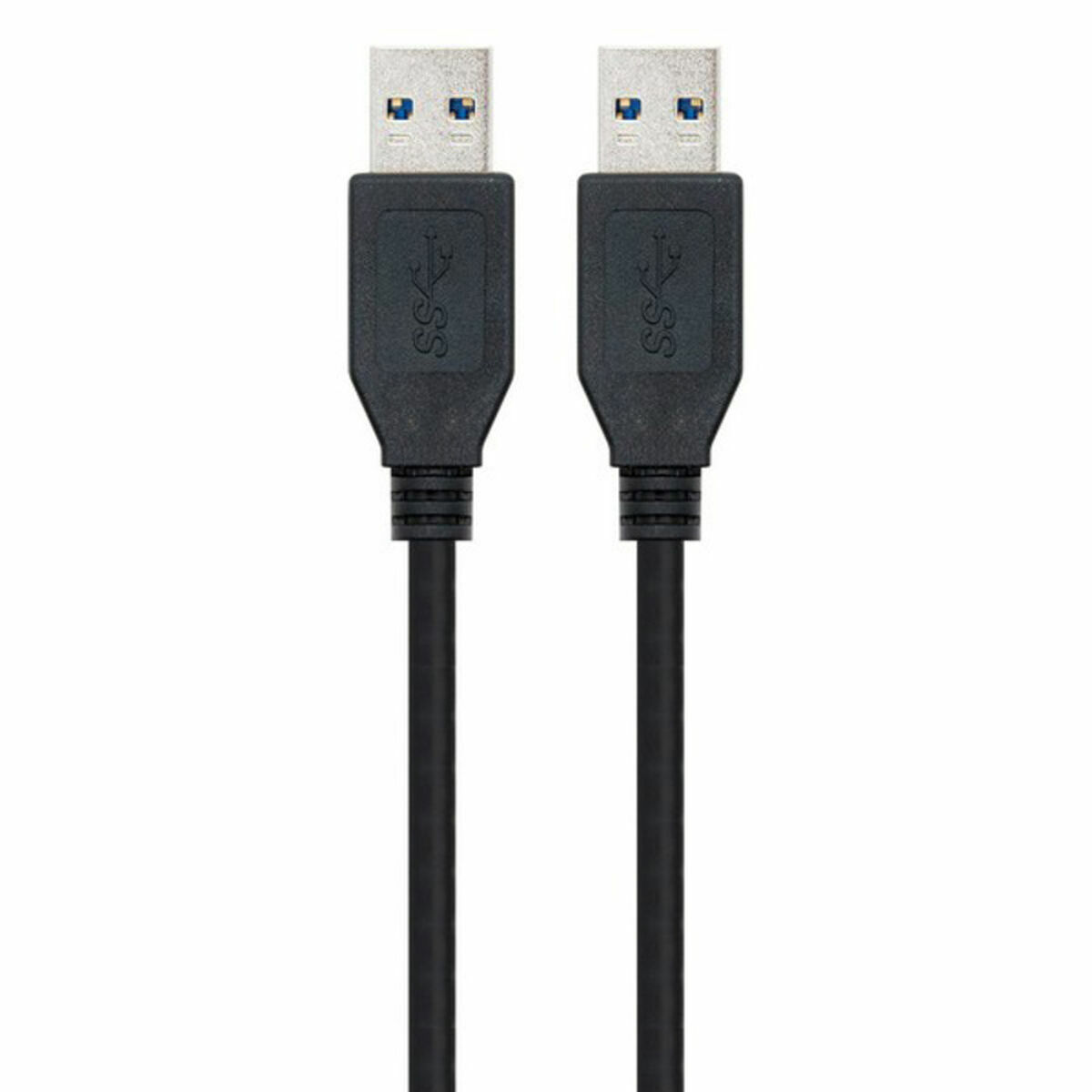 USB 3.0 A till USB A Kabel NANOCABLE 10.01.1002-BK Svart 2 m - 5