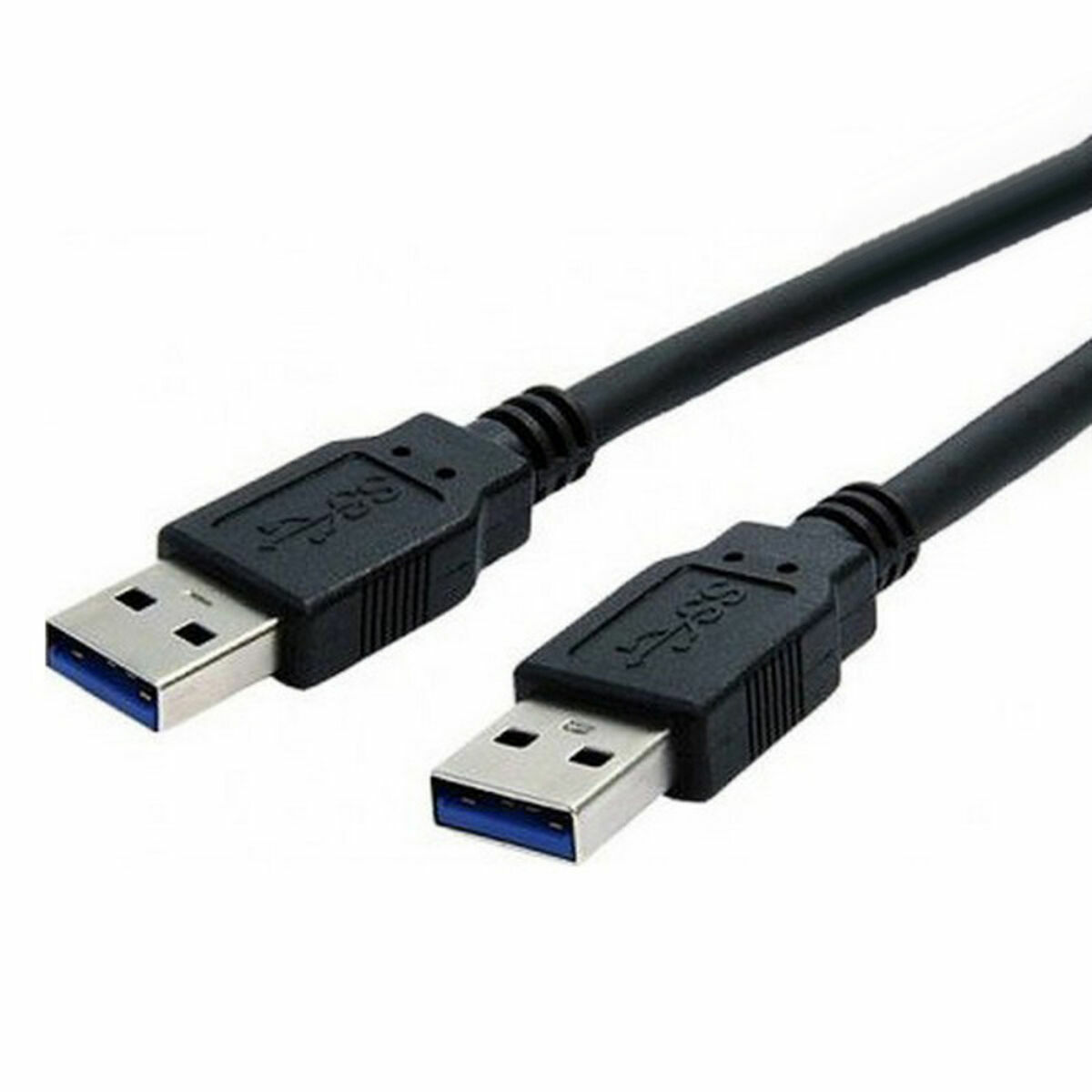 USB 3.0 A till USB A Kabel NANOCABLE 10.01.1002-BK Svart 2 m - 2
