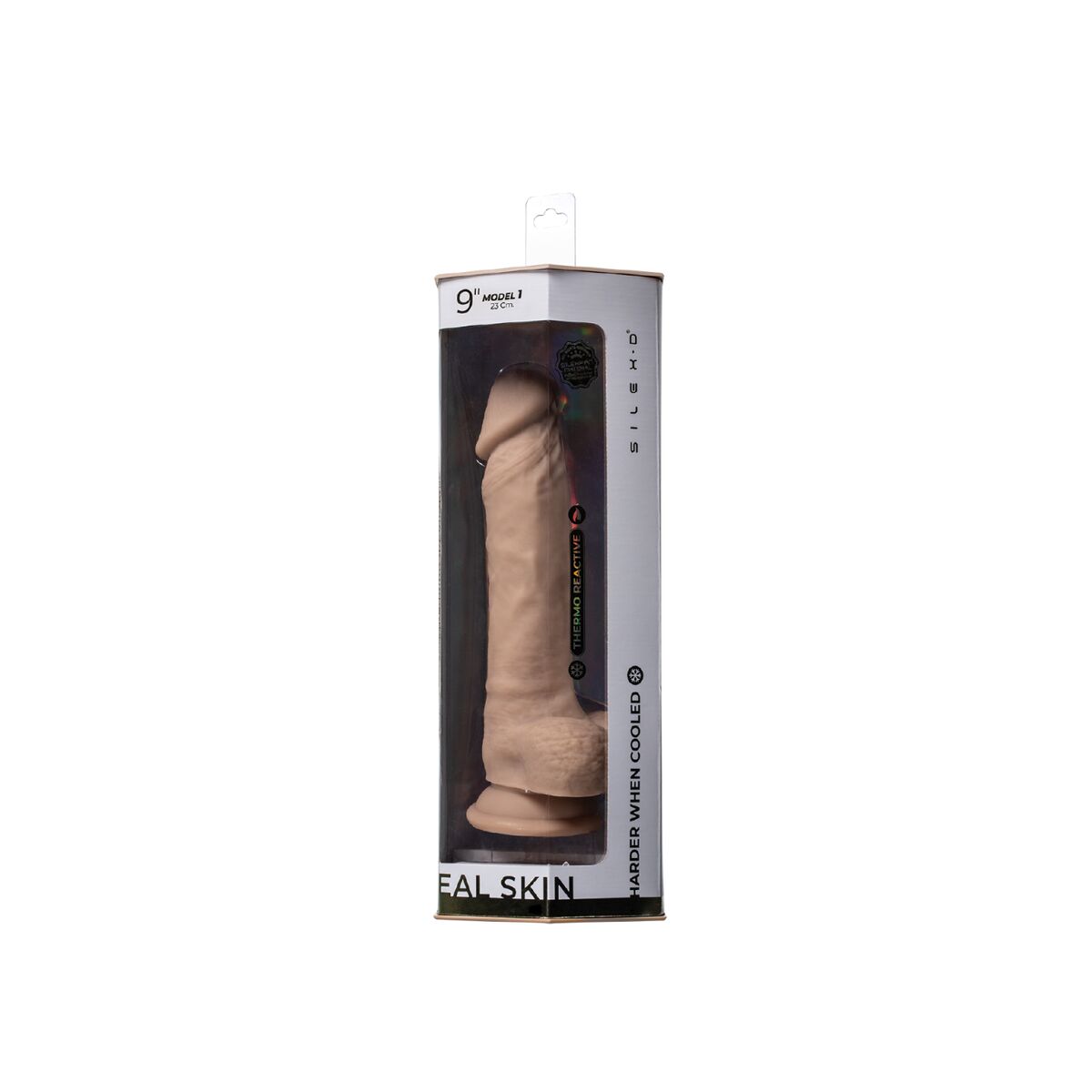 Realistisk dildo Silexd Silikon Naturell - 8