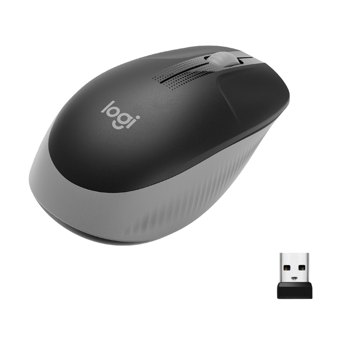 Mus Logitech M190 Svart/Grå (1 antal)