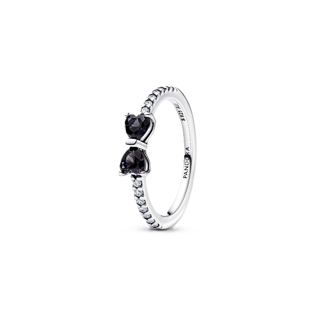 Damring Pandora 193510C03-50 Silvrig Svart 10