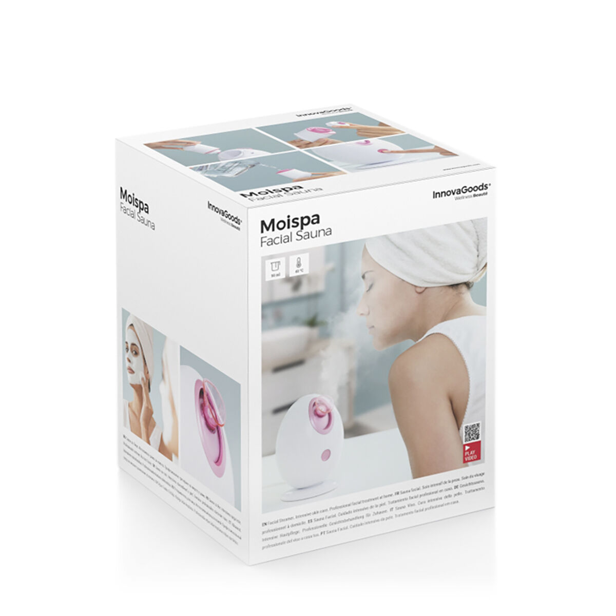 Elektrisk ansiktsfuktare Moispa InnovaGoods - 15