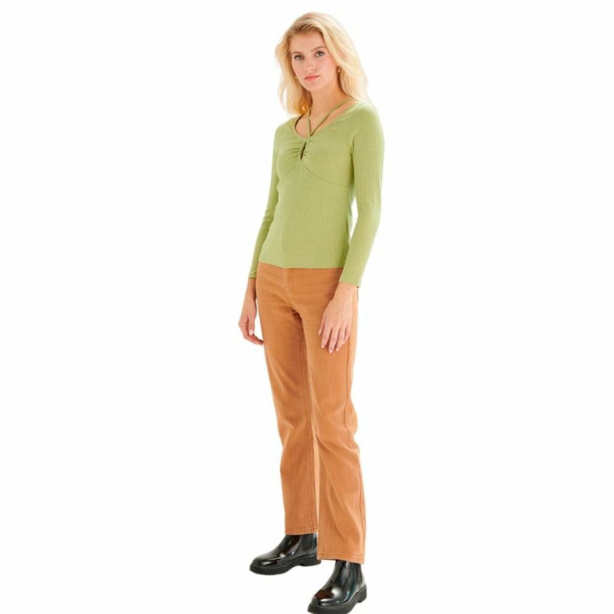 Byxor 24COLOURS Brun - 6