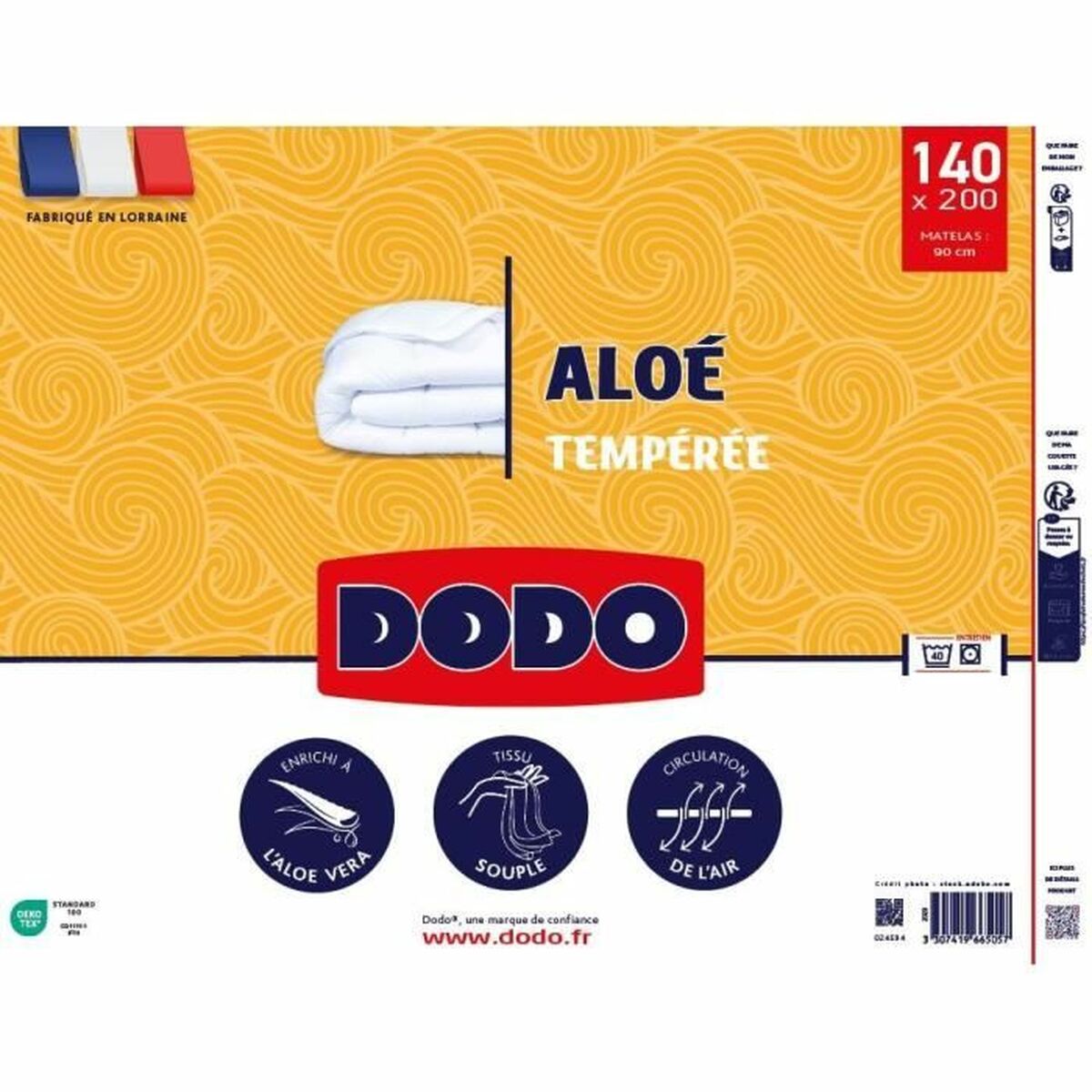 Täcke DODO Aloe Vit 300 g/m² 140 x 200 cm - 4