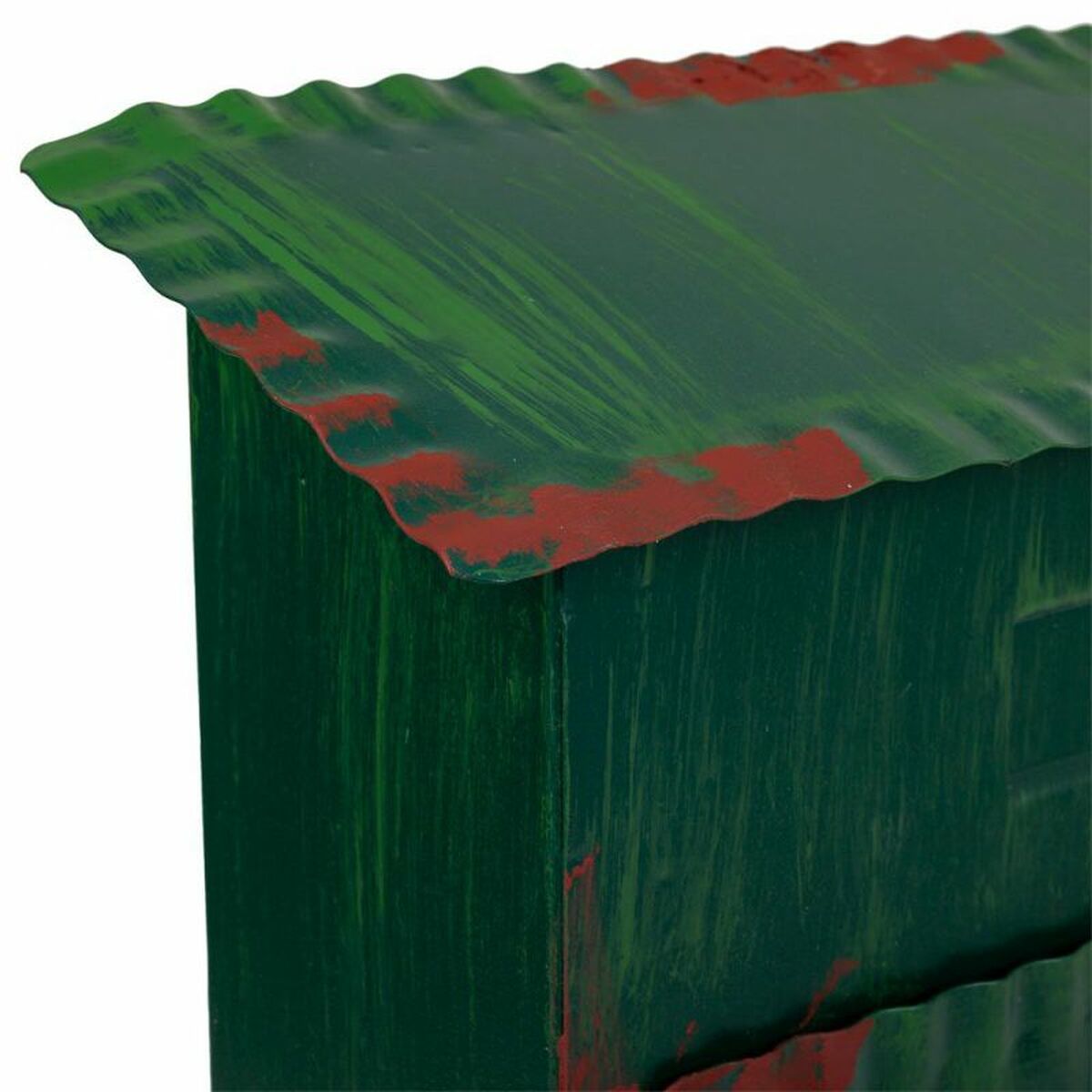 Brevlåda Alexandra House Living Grön Järn 11 x 37 x 27 cm - 6