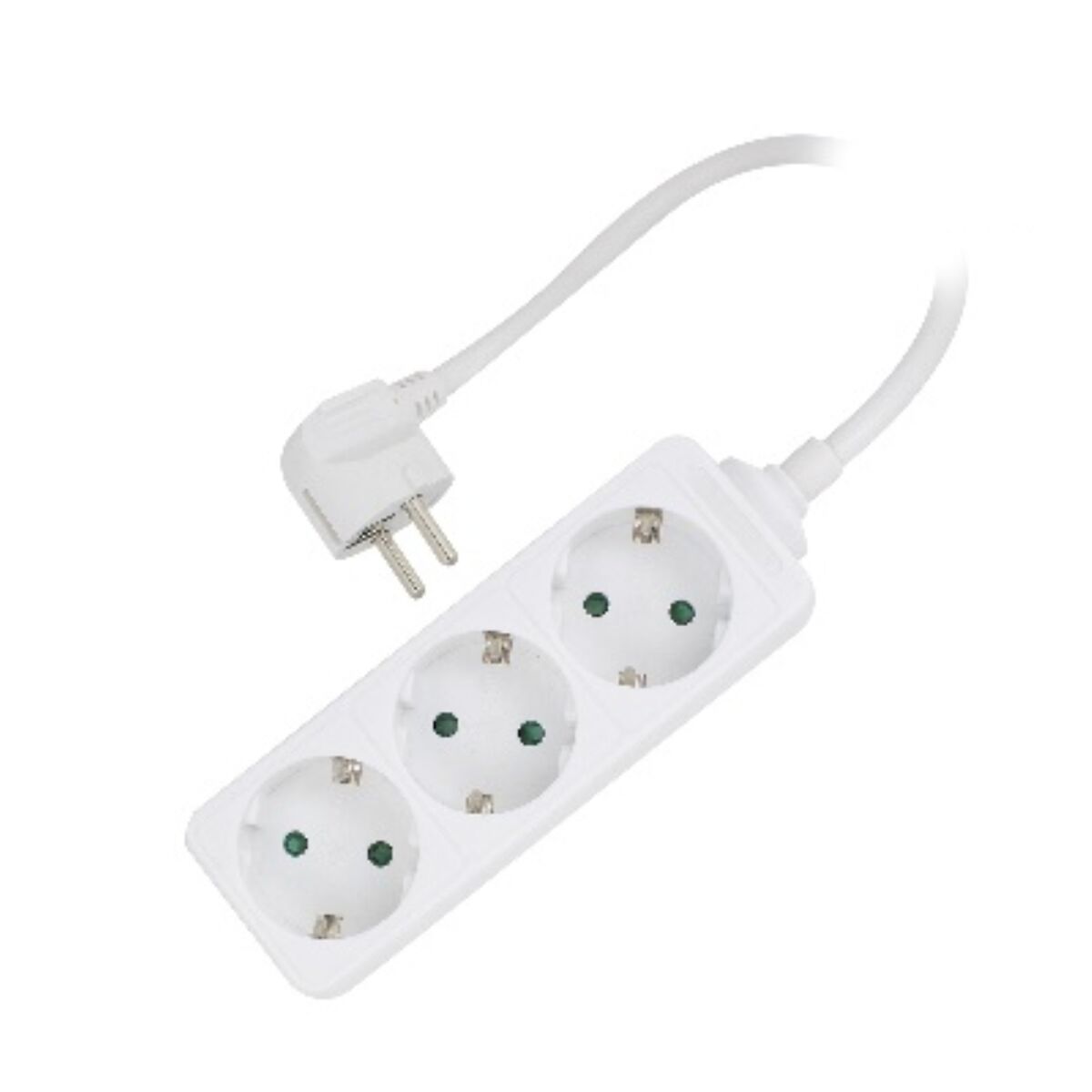 Ellist 3 Tomas-uttag utan brytare Ewent EW3958 3680W (1,5 m)