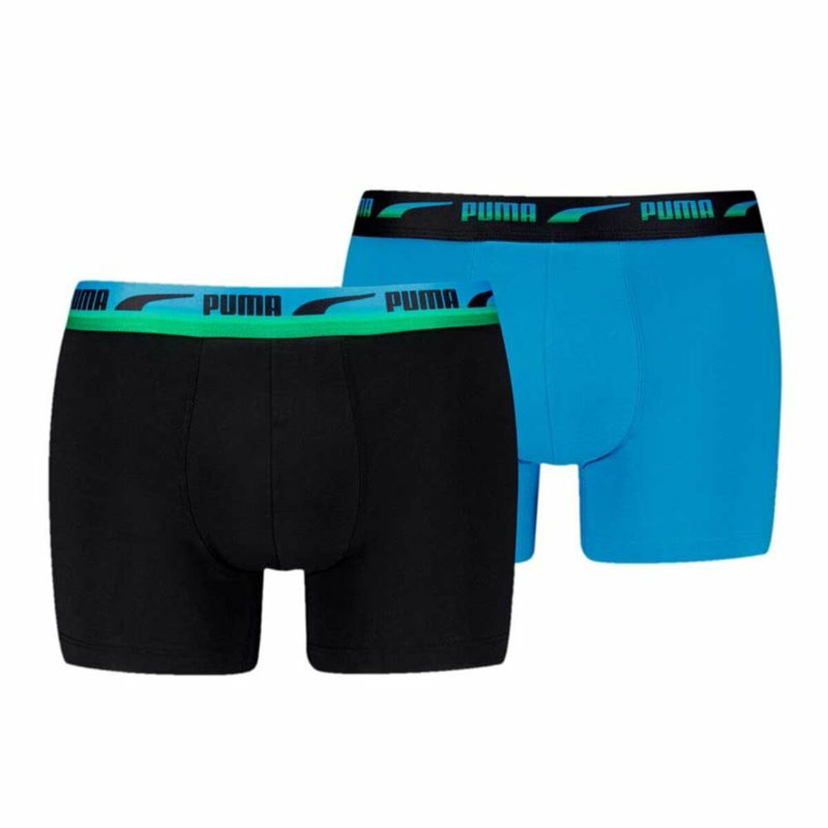 Boxershorts, Herr Puma Gradient Waistband 2P Blå Svart 2 antal