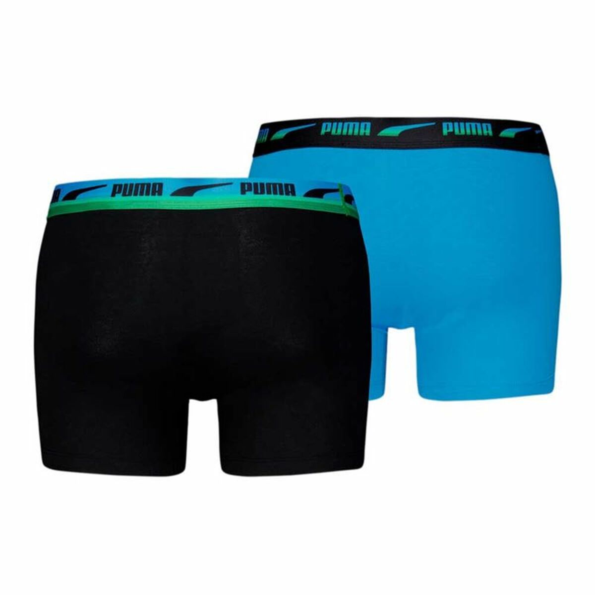 Boxershorts, Herr Puma Gradient Waistband 2P Blå Svart 2 antal - 2