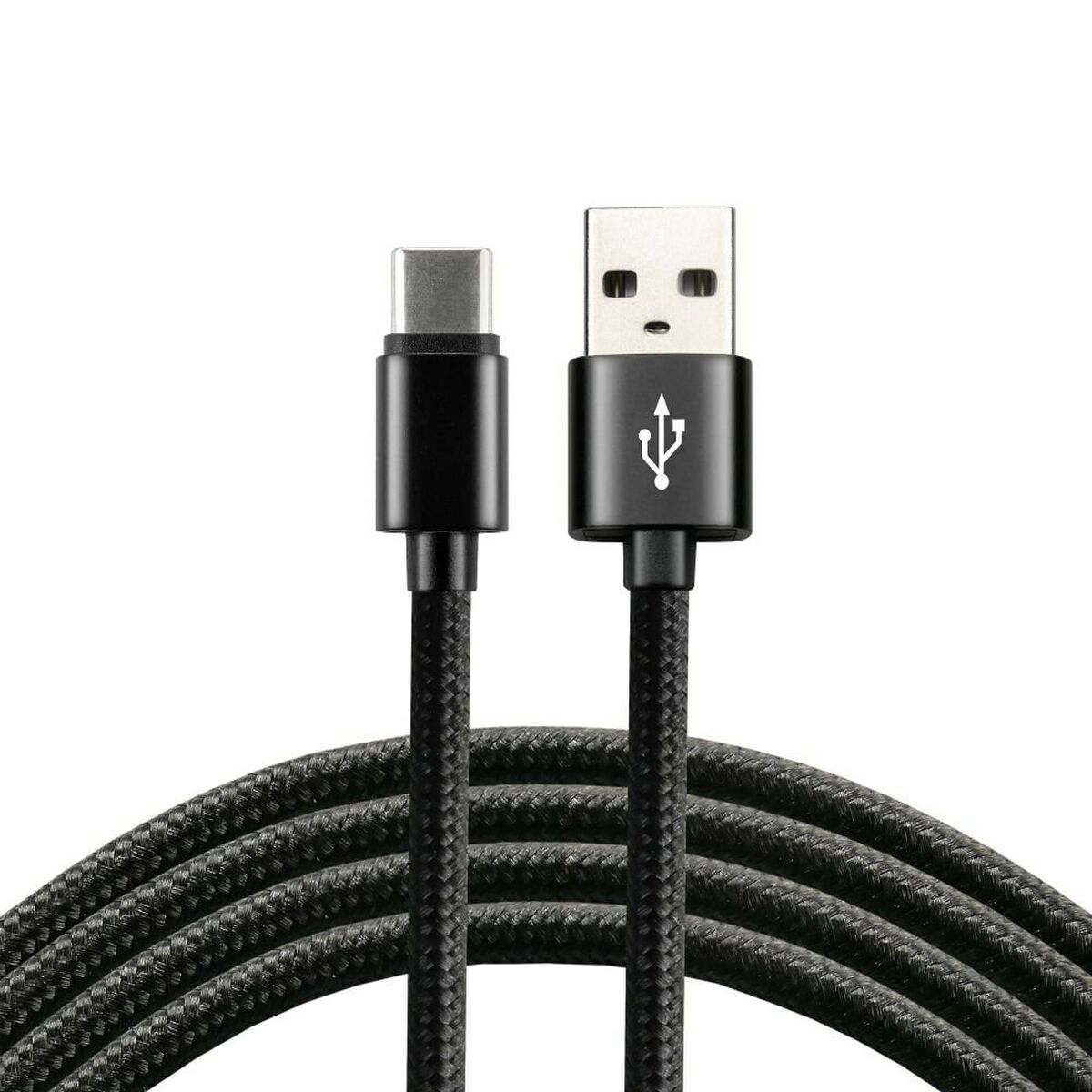 Kabel USB C EverActive CBB-1CB Svart 1 m