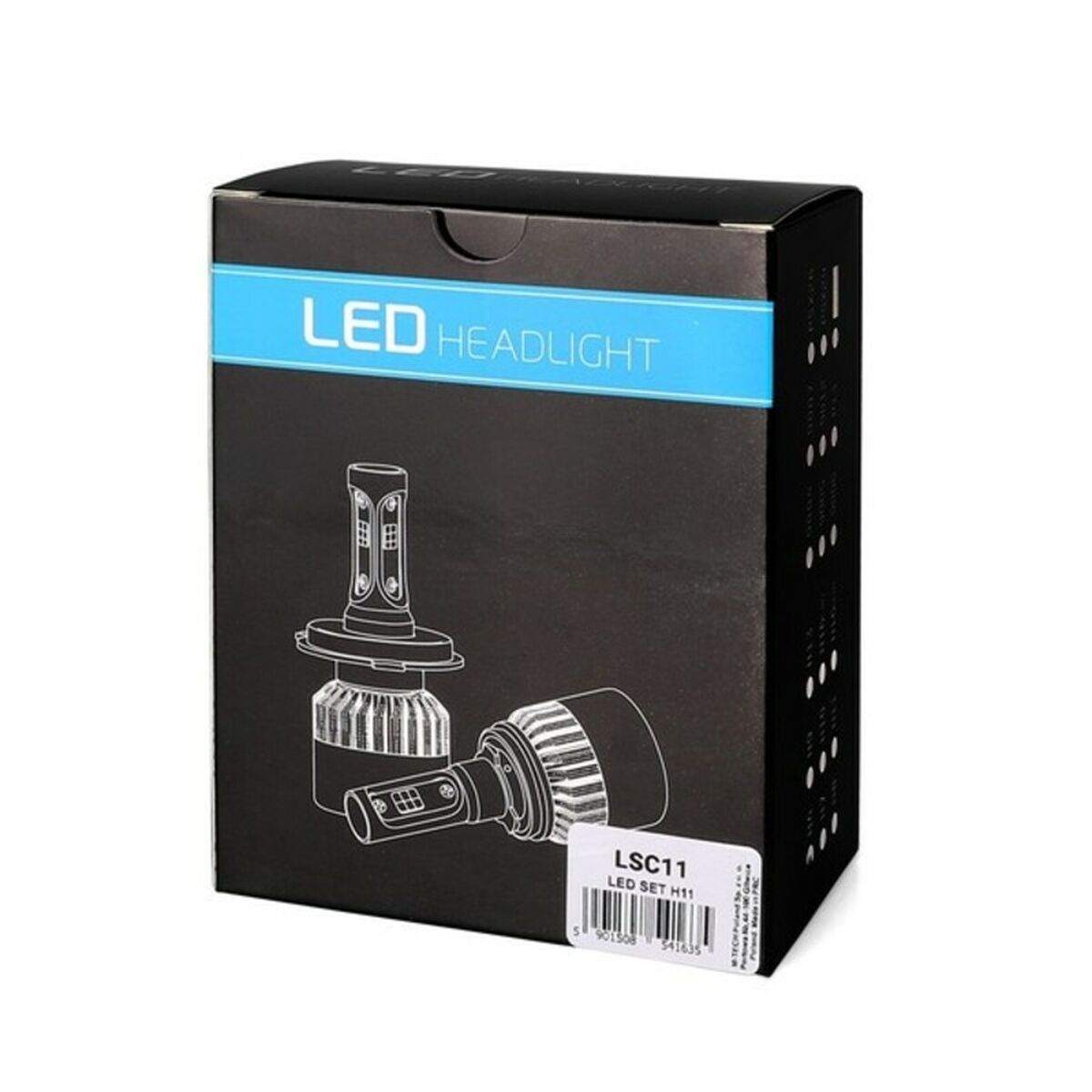 Glödlampa för bil Osram H11 12V LED Ljus Framåt 6500 K - 3