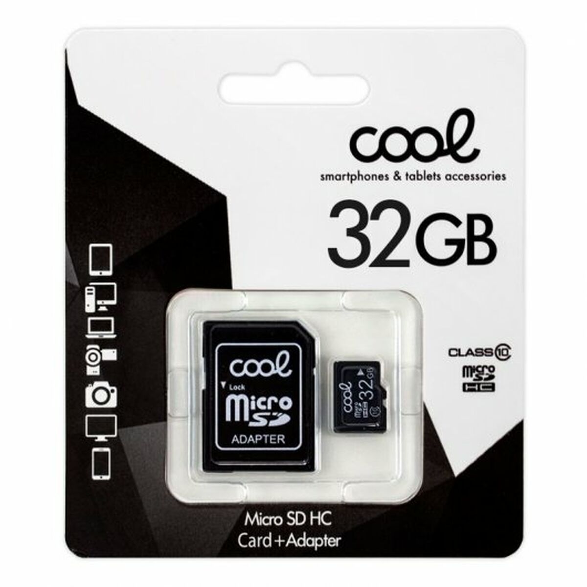 Micro-SD Minneskort med Adapter Cool 32 GB - 2