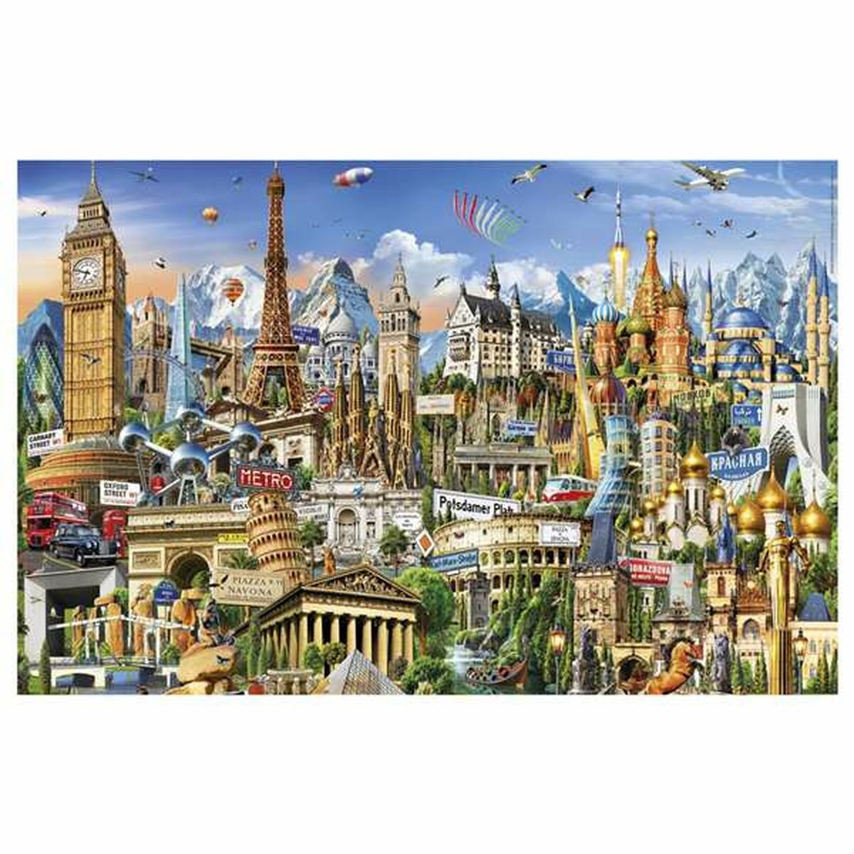 Pussel Educa Europe Minature 1000 Delar - 3