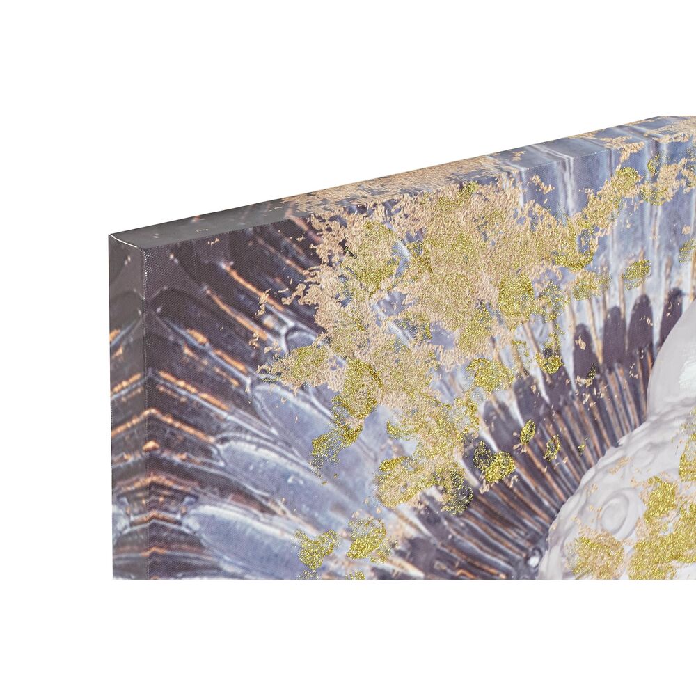 Tavla DKD Home Decor Buddha 60 x 3 x 80 cm Orientalisk (2 antal) - 3
