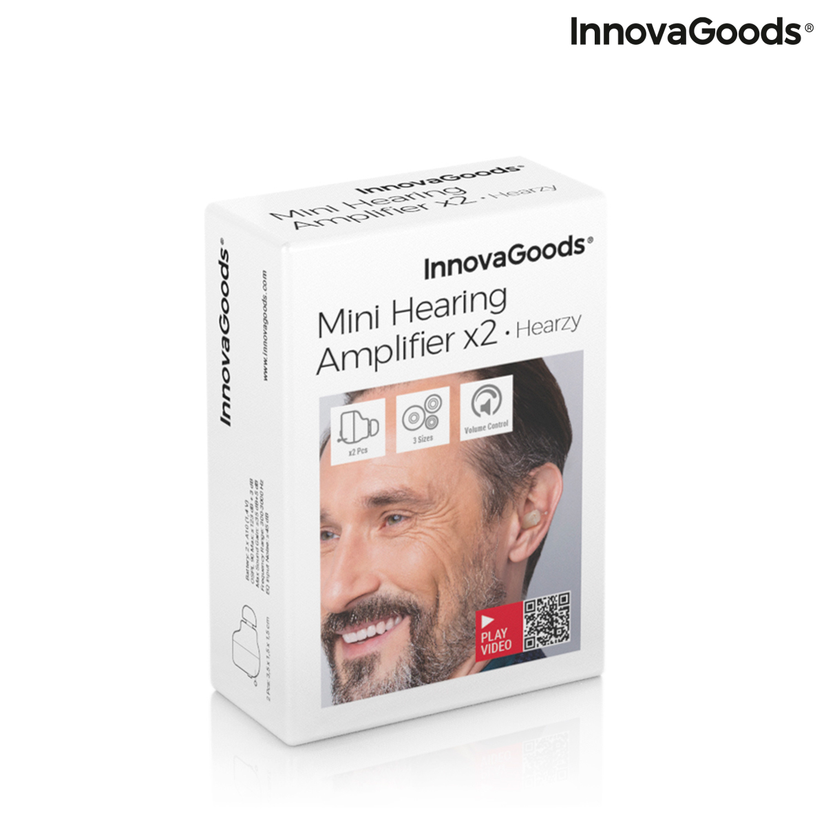 Ljudförstärkare i örat med tillbehör Hearzy InnovaGoods 2 antal - 2