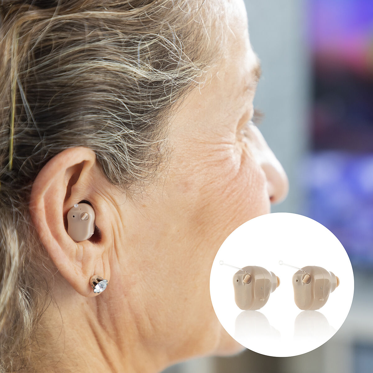 Ljudförstärkare i örat med tillbehör Hearzy InnovaGoods 2 antal - 22