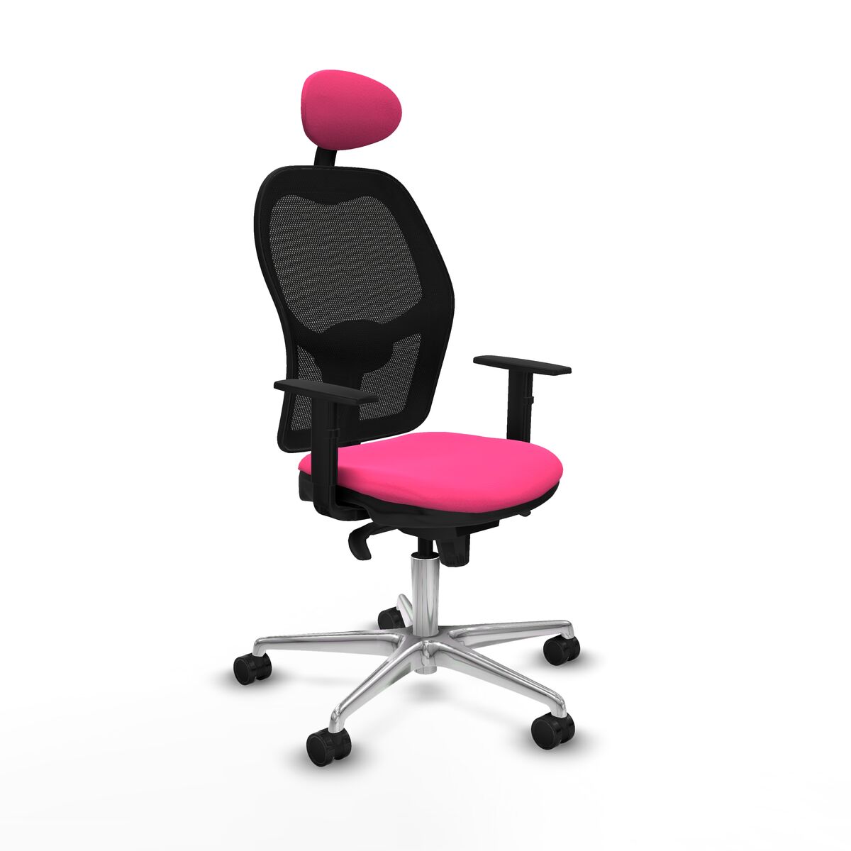 Kontorsstol med nackstöd Jorquera Piqueras y Crespo 1D086N1 Rosa