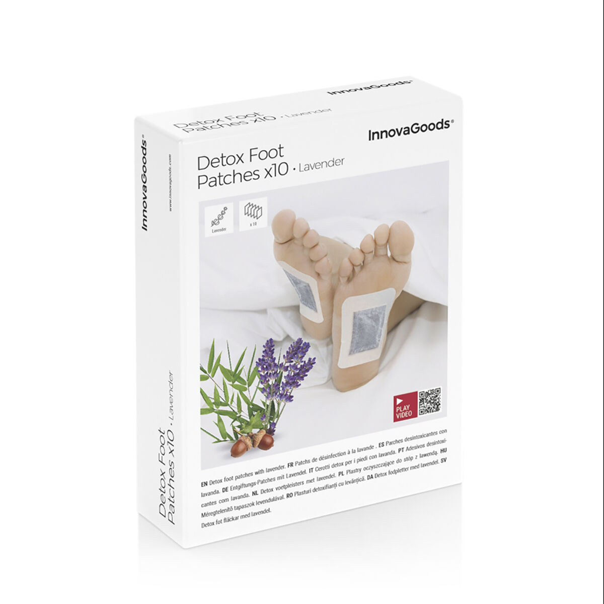 Detox fotplåster Lavender InnovaGoods 10 antal - 5