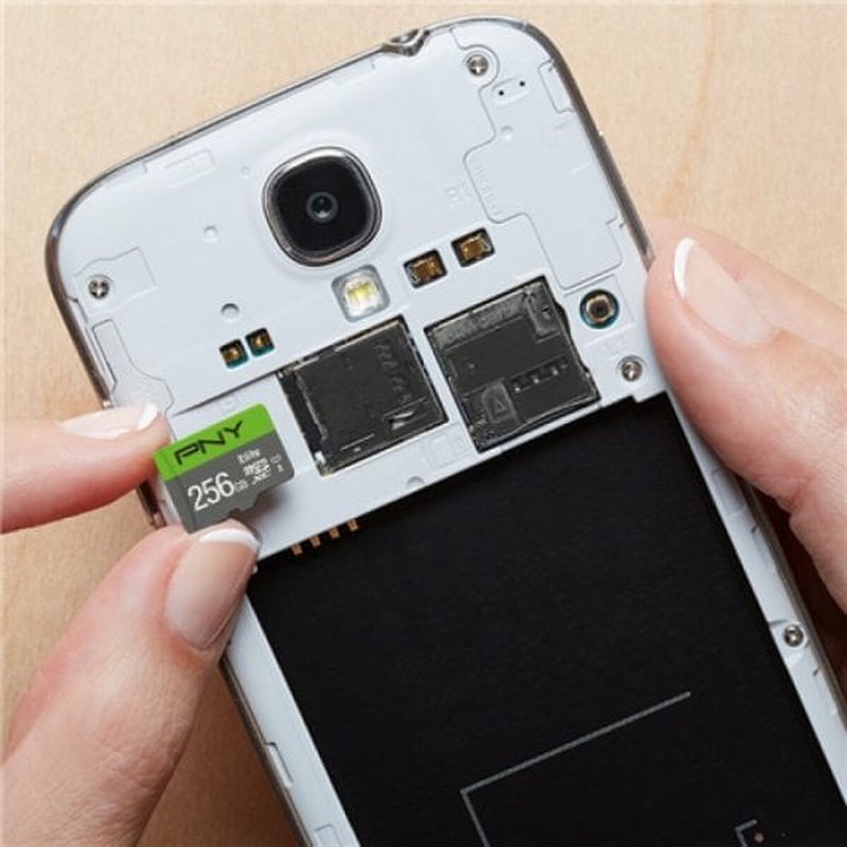 Micro-SD Minneskort med Adapter PNY Elite Elite C10 256 GB - 3