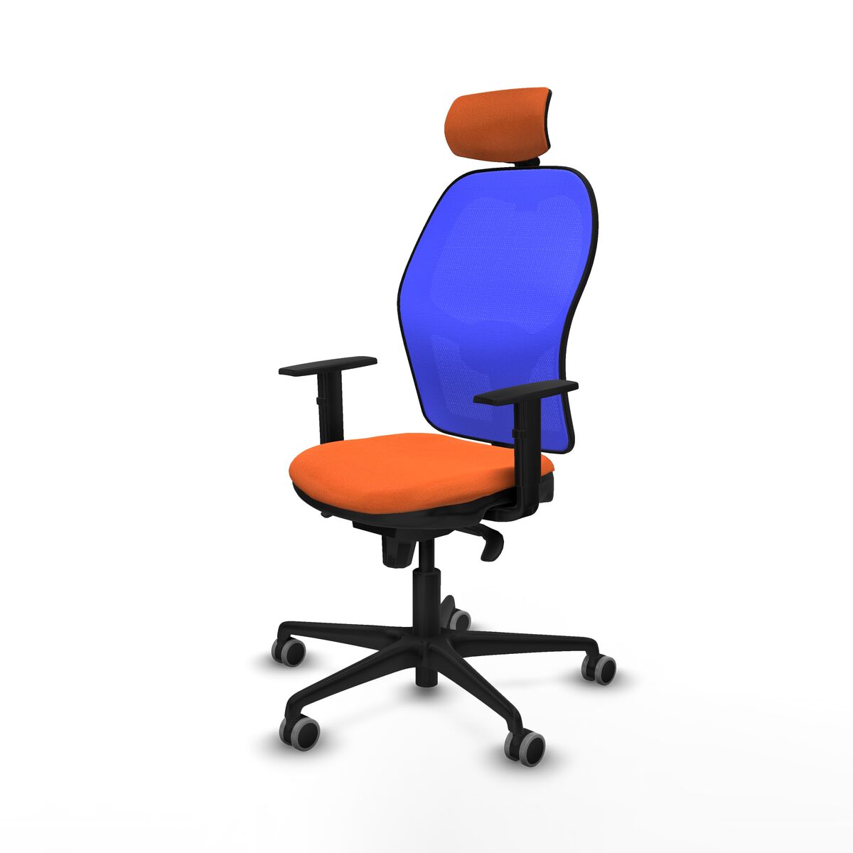 Kontorsstol med nackstöd Piqueras y Crespo 1D036G2 Orange - 2