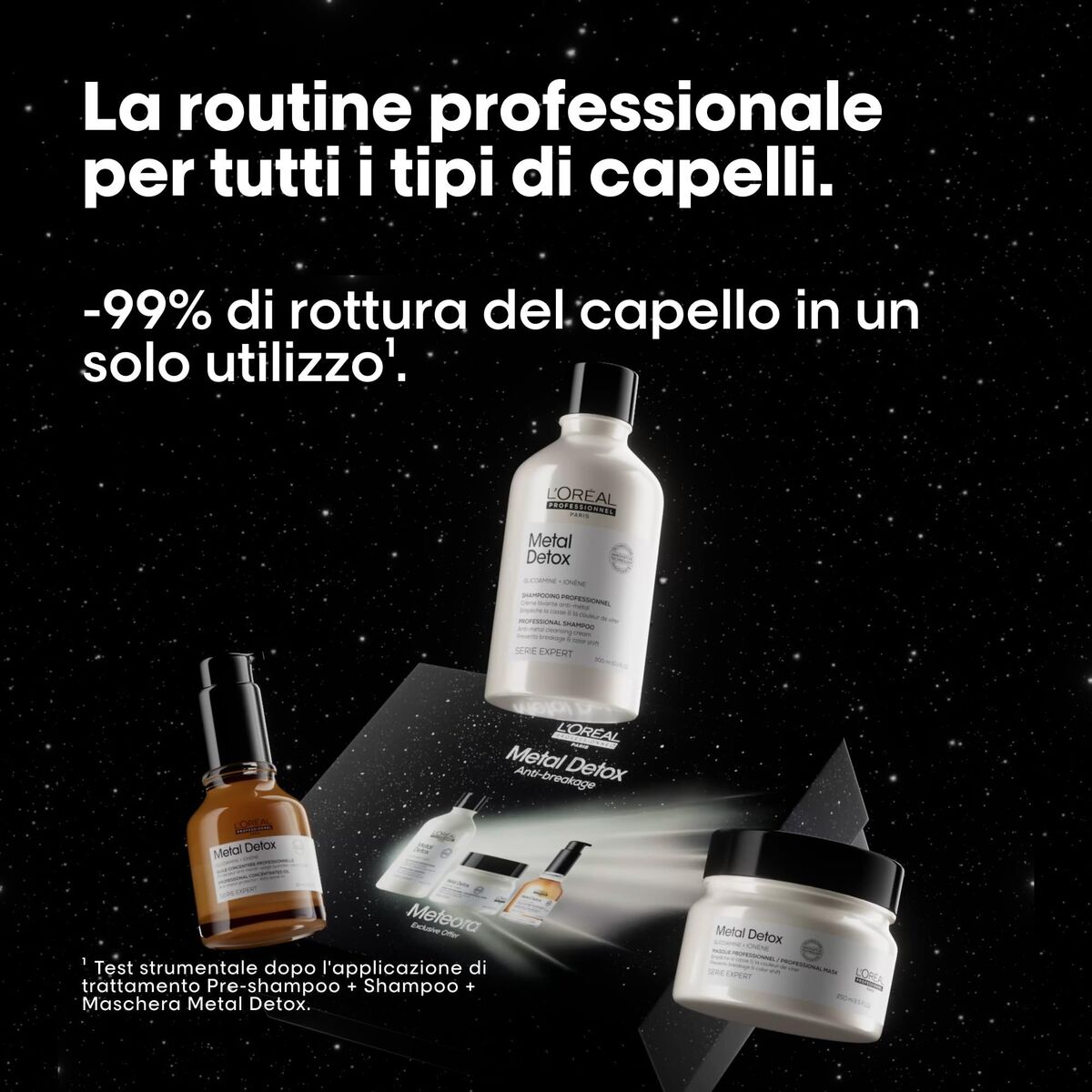 Hårstylingset L'Oreal Professionnel Paris METAL DETOX 3 Delar - 3