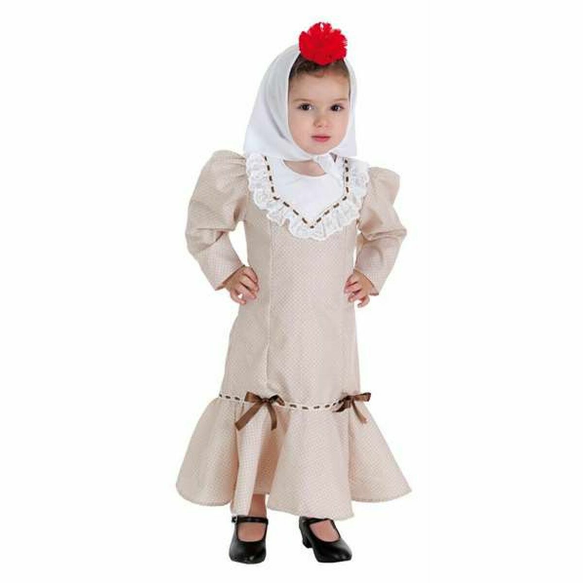Maskeraddräkt bebis Chulapa Beige (2 Delar) - 2