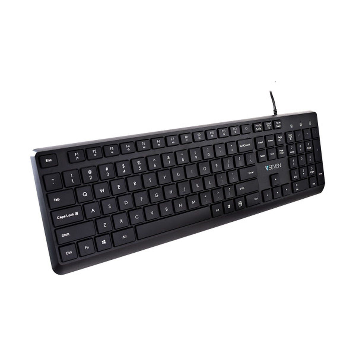 Tangentbord och Mus V7 KU350US Svart Qwerty US