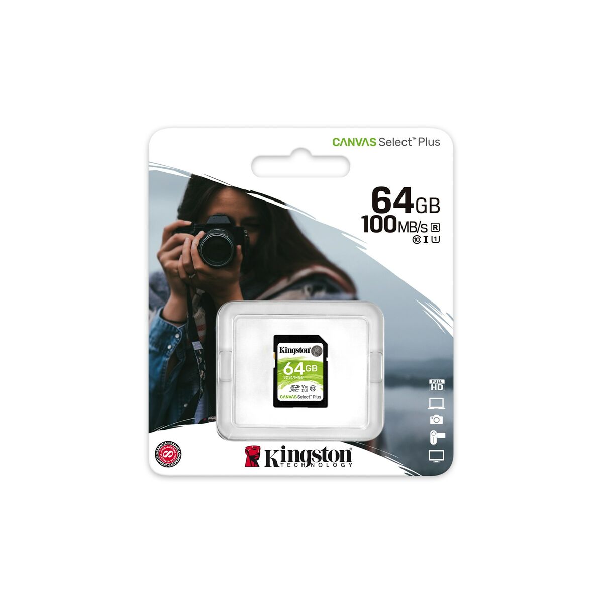 SD Minneskort Kingston Canvas Select Plus 64 GB - 3
