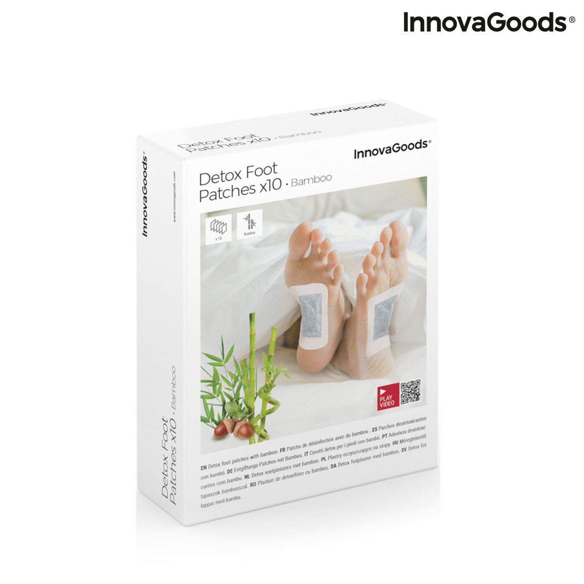 Detox fotplåster Bamboo InnovaGoods 10 antal - 2