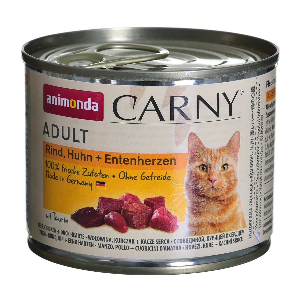 Kattmat Animonda Adult Kyckling Kalvkött Anka 200 g - 2