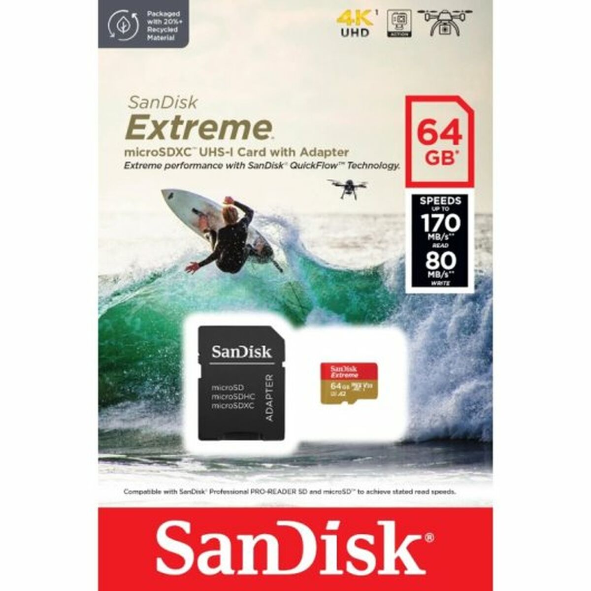 Micro-SD kort SanDisk 64 GB - 3