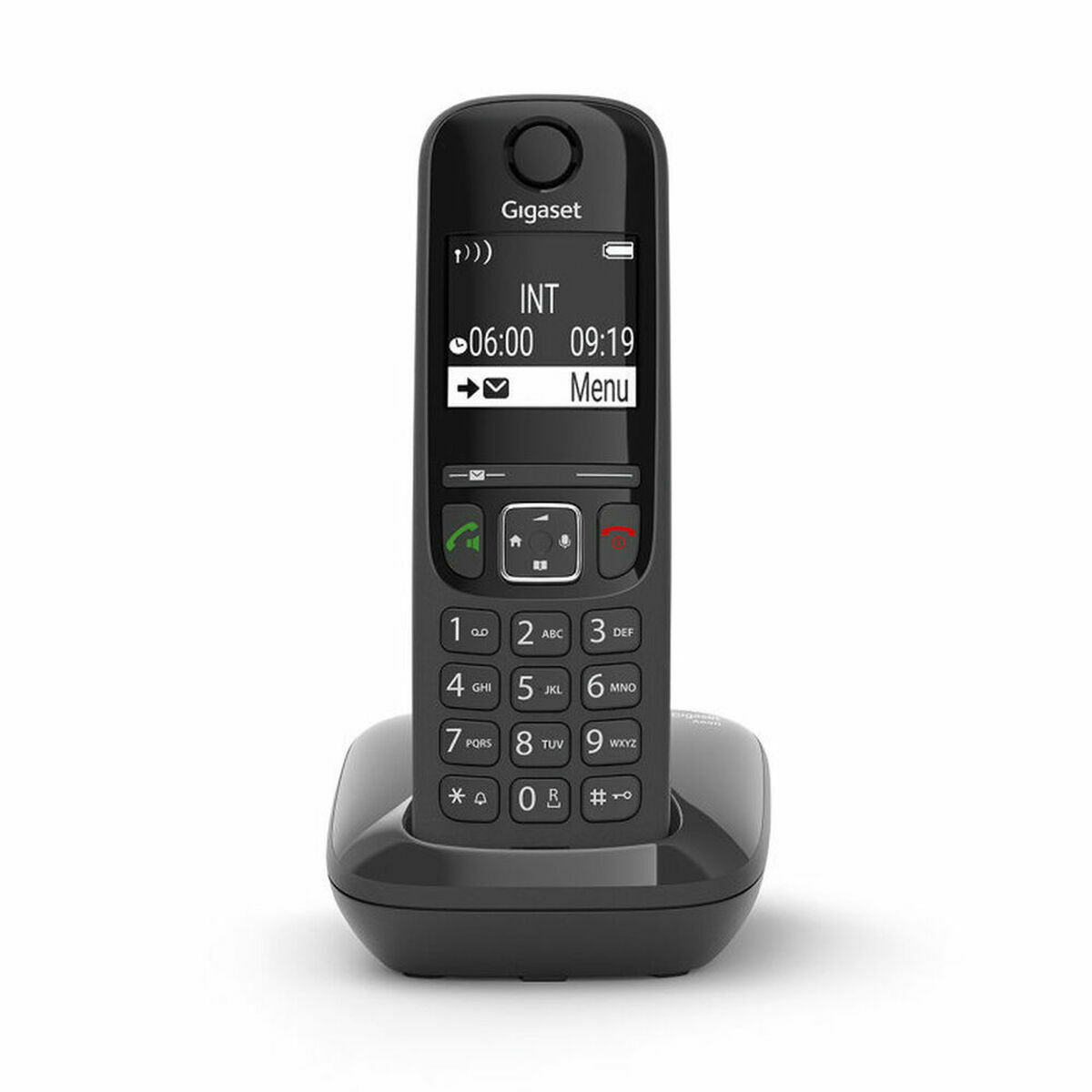 Markkabeltelefon Gigaset AS690 Svart