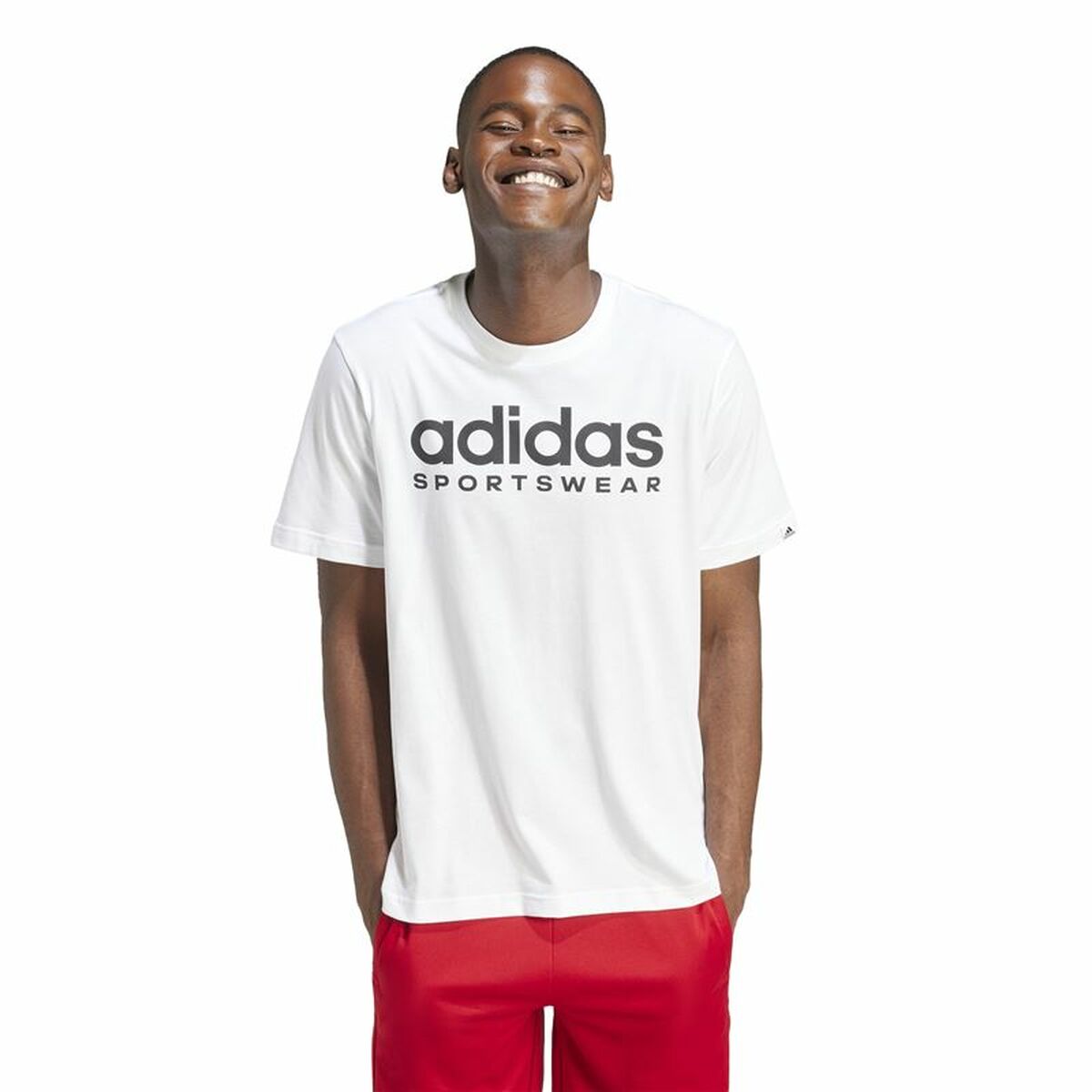 T-shirt med kortärm Herr Adidas Spw Vit - 2