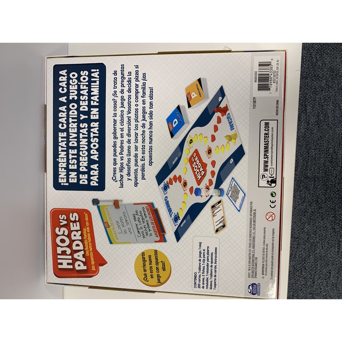 Sällskapsspel Spin Master Hijos vs Padres 206 Delar 26,99 x 26,99 x 5,4 cm - 19