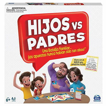 Sällskapsspel Spin Master Hijos vs Padres 206 Delar 26,99 x 26,99 x 5,4 cm