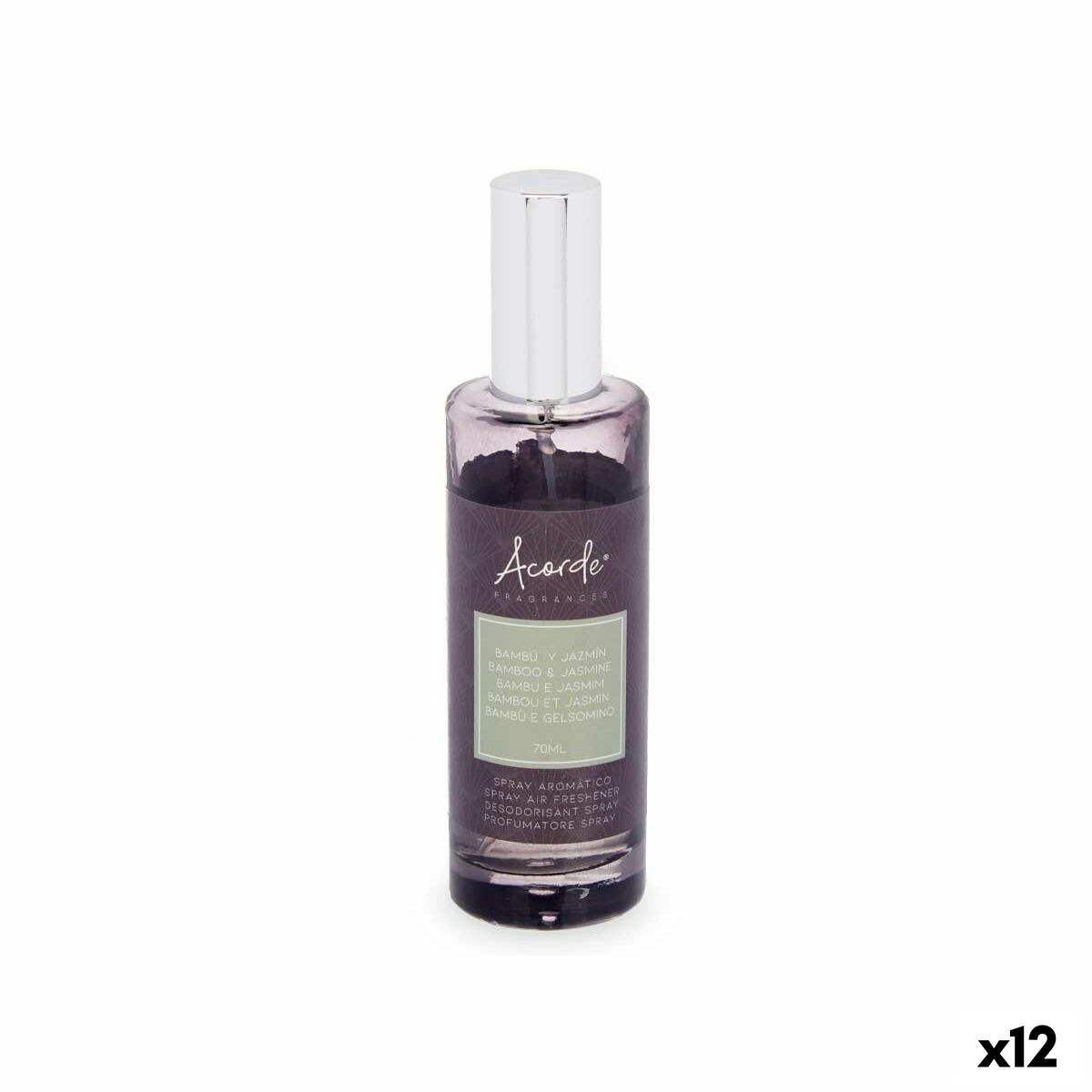 Doftspray Acorde Bambu Jasmin 70 ml (12 antal)