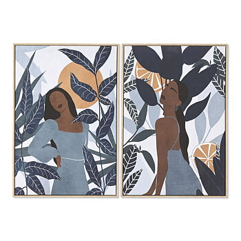 Kanvas Home ESPRIT polystyren Kanvas 63 x 4,5 x 93 cm