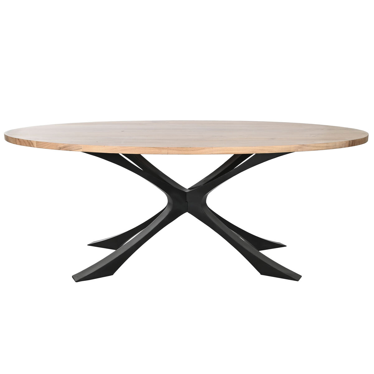 Matsalsbord DKD Home Decor Metall Akaciaträ 200 x 110 x 76 cm - 6