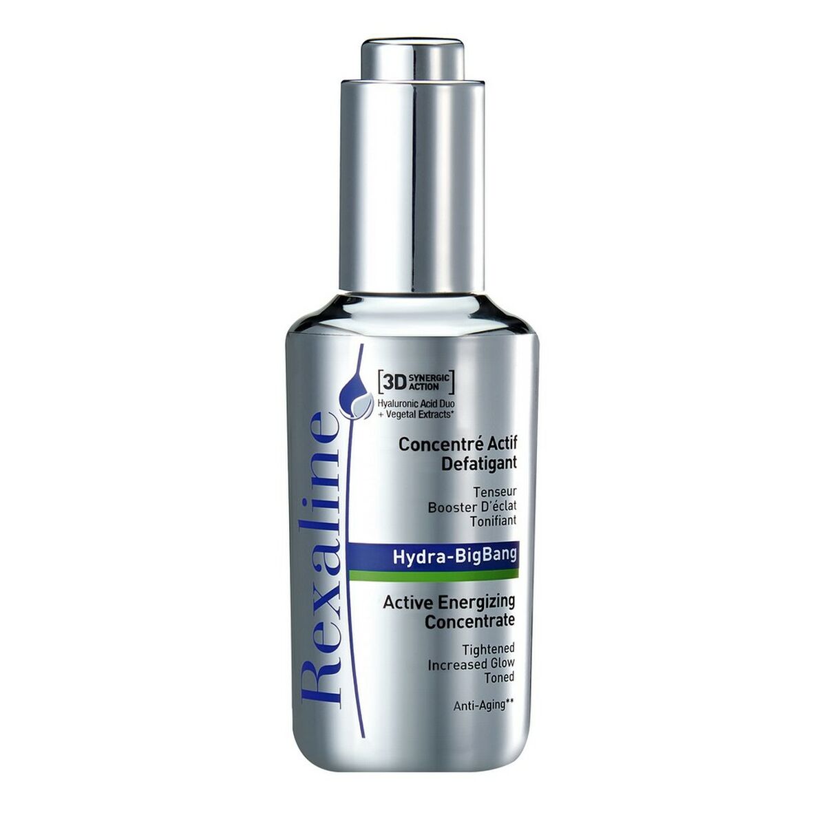 Serum mot trötthetstecken Rexaline Hydra Bigbang 30 ml Koncentrerad Ger energi