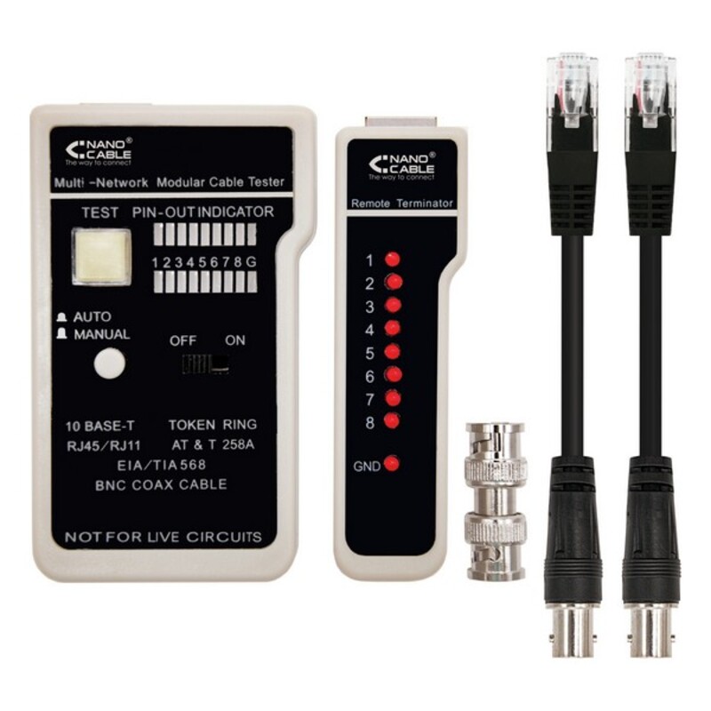 Nätkabel UTP Styv Kategori 6 RJ11/RJ12/RJ45, coaxial NANOCABLE 10.31.0303