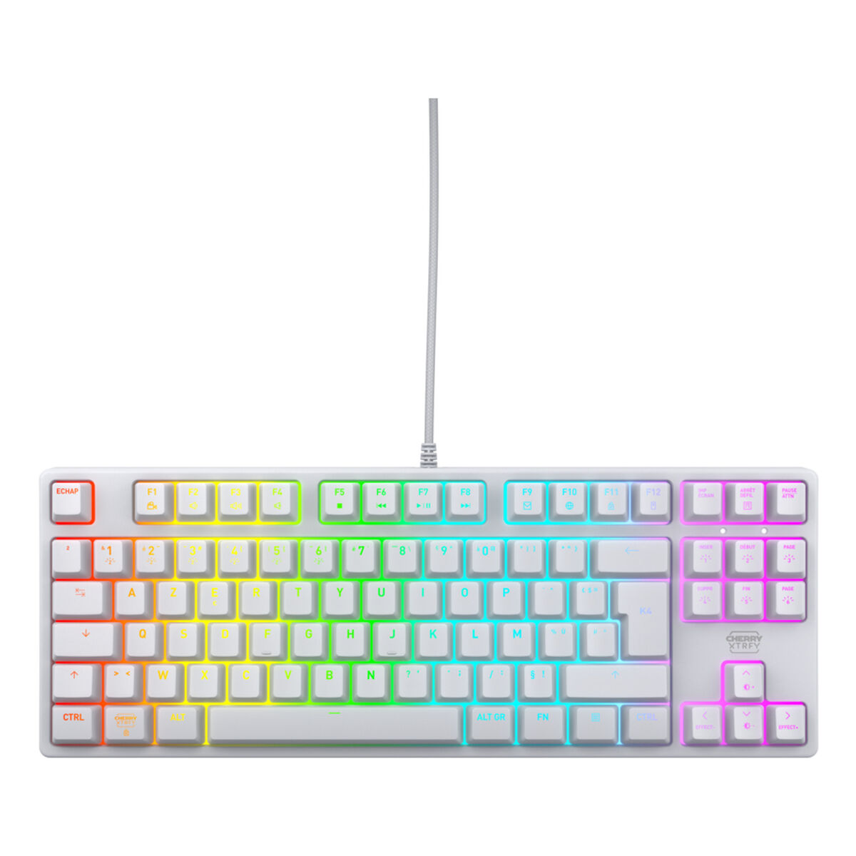 Tangentbord och Mus Cherry Vit AZERTY - 2