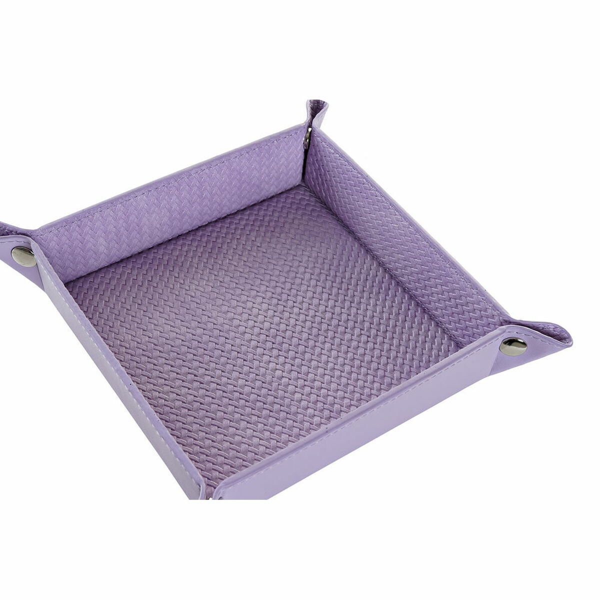 Betjäningsbricka DKD Home Decor Lila Romantisk 20 x 20 x 4 cm - 9