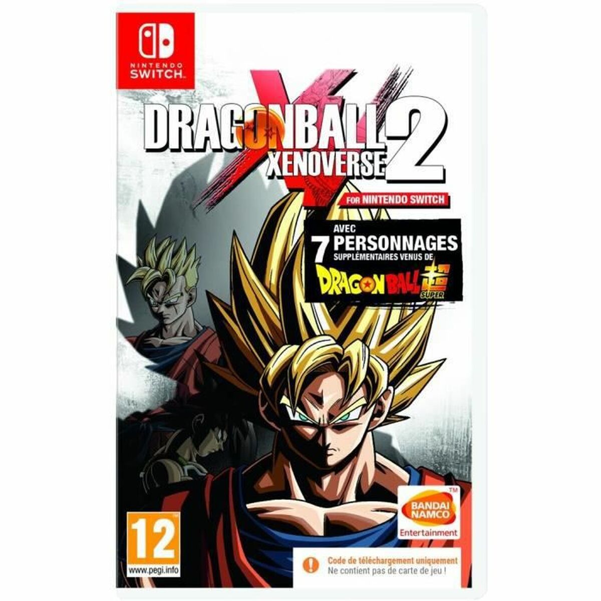 TV-spel för Switch Bandai Dragon Ball Xenoverse 2 Super Edition Nedladdningskod