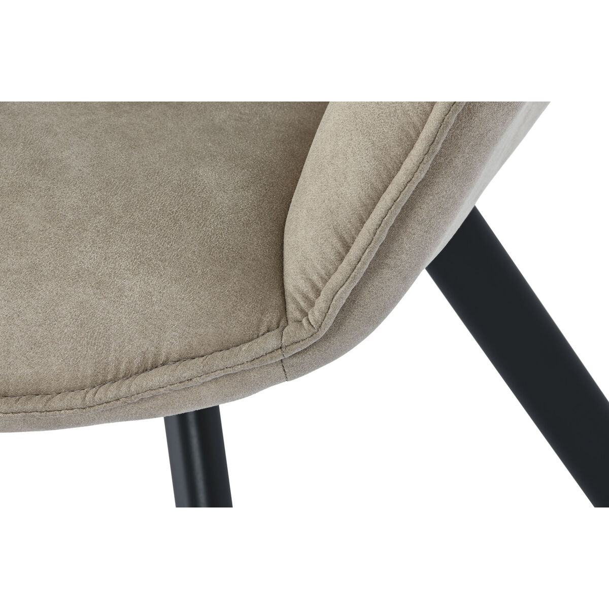 Stol DKD Home Decor Svart Beige 64 x 67 x 85 cm - 2